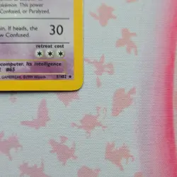 Pokemon TCG Alakazam Base Set Holo Rare 1/102 80HP 1999 Wizards - Image 4