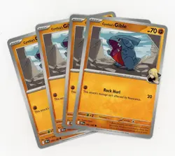 4x Cynthia's Gible 102/182 x4 - Destined Rivals - Pokemon TCG - Playset - Image 1