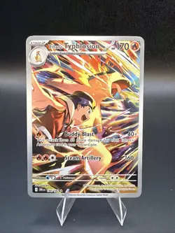 Pokemon TCG - Ethan's Typhlosion 190/182 Sv10: Destined Rivals Holo Near Mint - Image 1