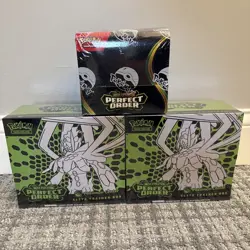 Pokemon TCG Perfect Order Pokemon Center ETB x2 & Booster Box x1 Bundle IN-HAND - Image 1