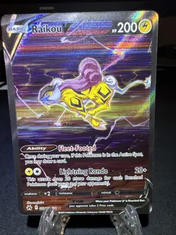 Pokemon TCG Raikou v Crown Zenith: Galarian Gallery Holo Ultra Rare - Image 1