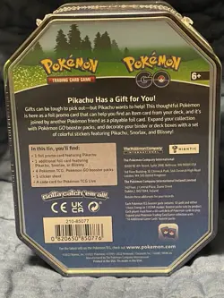 Pokemon TCG Pokemon Go Tin Snorlax Factory Sealed 4 Booster Packs NEW - Image 2