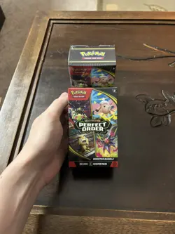 Pokemon TCG: Mega Evolution-Perfect Order Booster Bundle (6 Packs) New Sealed - Image 1