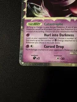 Gengar Prime 94/102 Triumphant Ultra Rare Stage 2 Holo 130HP Pokemon TCG 2010 - Image 5