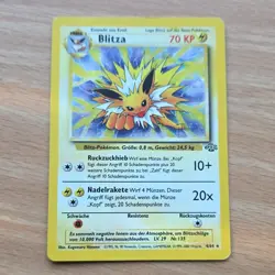 Pokemon TCG Blitza (Jolteon) Holo Rare Jungle 04/64 Unlimited English 1999 - Image 1