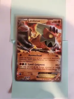 Landorus EX 89/149 Ultra Rare Boundaries Crossed Pokemon TCG LP - Image 1
