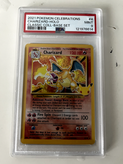 2021 Pokemon Celebrations Charizard PSA 9 MINT - Image 1