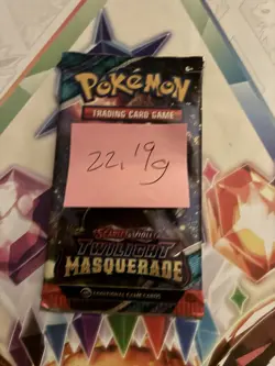 (VERY HEAVY) 22.19g Pokemon TCG Twilight Masquerade Booster Pack (SEALED)✅ - Image 2