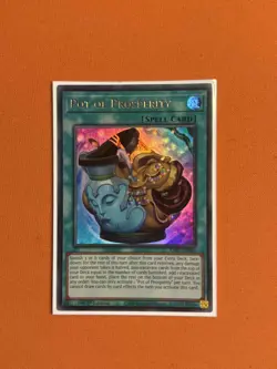 Pot Of Prosperity RA01-EN066 Ultra Rare 1st Edition - Image 1