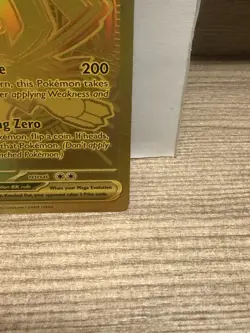 Pokemon Mega Zygarde ex Gold Hyper Rare 124/088 Perfect Order - Image 5