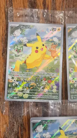 Lot of x5 Pokemon TCG Pikachu Paldea Adventure Chest SVP 088 Promo Sealed NM - Image 3