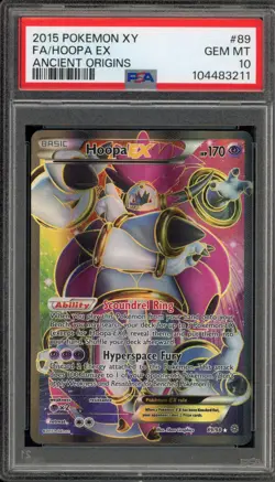 Pokemon Hoopa EX XY Ancient Origins Full Art #89 PSA 10 Gem Mint - Image 1