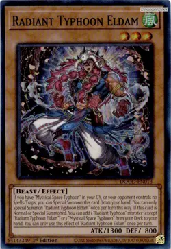 Radiant Typhoon Eldam [DOOD - DOOD-EN013]1st Edition Super Rare LP - Image 1