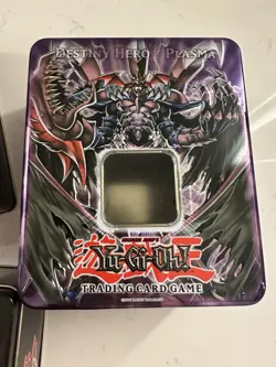 Vintage Yu-Gi-Oh! Lot - 3 Tins, 3 cards & a Zone Sheet (all early 2000s) - Image 4