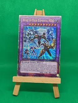 Yugioh MP24-EN018 - Wake Up Your Elemental Hero - Quarter Century Secret Rare - Image 1