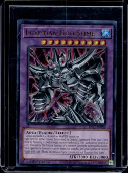 2023 Yu-Gi-Oh! 25th Rarity English 1st Egyptian God Slime #RA01-EN029 - Image 1