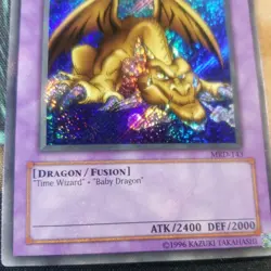FOIL BLEED ERROR Yu-Gi-Oh! Thousand Dragon Secret Rare Unlimited MRD-143 YUGIOH - Image 2