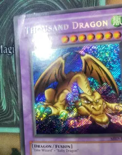 FOIL BLEED ERROR Yu-Gi-Oh! Thousand Dragon Secret Rare Unlimited MRD-143 YUGIOH - Image 3