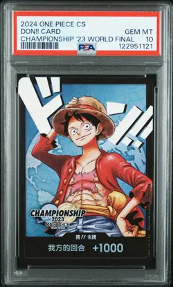 2024 ONE PIECE SIMPLIFIED CHINESE PROMOS DON!! CARD PSA 10 - Image 1