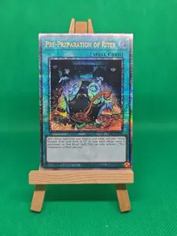 YUGIOH PRE-PREPARATION OF RITES QUARTER CENTURY SECRET RARE 1ST NM RA01-EN055 - Image 1