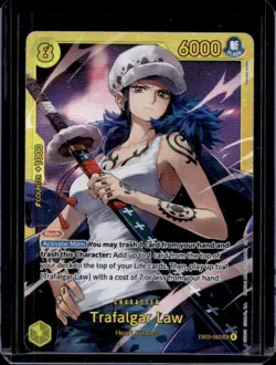 2026 One Piece Heroines Edition Trafalgar Law Secret Rare #EB03-062 - Image 1