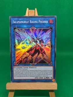 Salamangreat Raging Phoenix RA04-EN083 Super Rare 1st Edition YuGiOh - Image 1