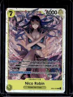 2026 One Piece Heroines Edition Nico Robin Super Rare #EB03-055 - Image 1