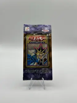 1999 Yu-Gi-Oh Duel Monsters Pack Vol.3 Japanese Sealed Booster Pack Rare Konami - Image 1