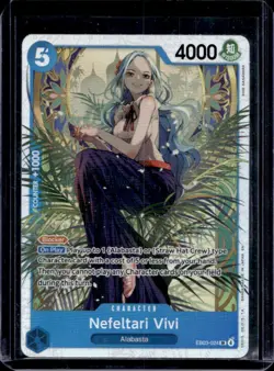 2026 One Piece Heroines Edition Nefeltari Vivi Super Rare #EB03-024 - Image 1