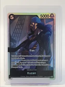 KUZAN 2025 ONE PIECE ROYAL BLOOD SUPER RARE HOLO OP10-082 Q5037 - Image 1