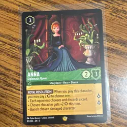 Disney Lorcana Anna Diplomatic Queen Legendary 85/204 Regular - Image 1