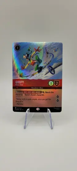 Disney Lorcana TCG: Goofy - Klutzy Skier (Epic) 216/204 Winterspell Holo - NM - Image 1