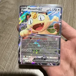 Meowth ex 62/88 Double Rare Pokemon Perfect Order ME03 NM - Image 1