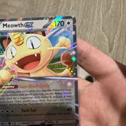 Meowth ex 62/88 Double Rare Pokemon Perfect Order ME03 NM - Image 3