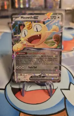 Meowth ex 62/88 Double Rare Pokemon Perfect Order ME03 NM - Image 1