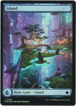 Island (Foil) 0285 - Foundations - Magic the Gathering (MTG) - Image 1