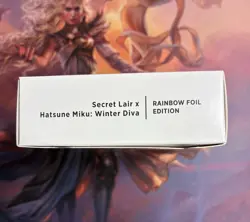 Mtg Secret Lair Hatsune Miku Winter Diva English Rainbow Foil NEW Sealed - Image 1