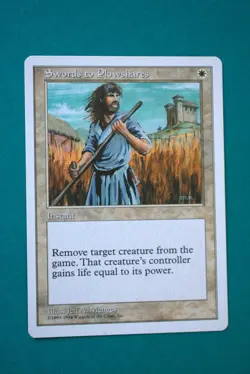 Swords to Plowshares - MTG - Anthologies - Never Played - Magic The Gathering - Image 1
