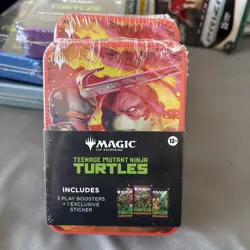 MTG TMNT Raphael Tin Red 3 Play Boosters Magic Gathering Ninja Turtles Sealed - Image 1