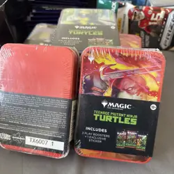 MTG TMNT Raphael Tin Red 3 Play Boosters Magic Gathering Ninja Turtles Sealed - Image 3