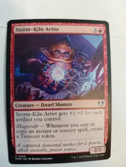 Storm-Kiln Artist Commander Masters Regular - Image 1