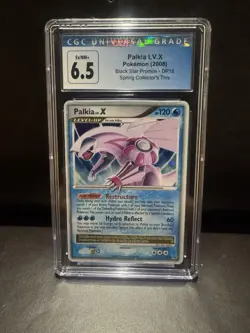 Pokemon Palkia LV.X TCG Promo Card 2008 DP18 Holo Rare Black Star Promo Cgc 6.5 - Image 1
