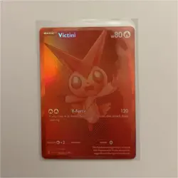Pokemon TCG Victini SV11W White Flare Foil 022/072 very clean - Image 1