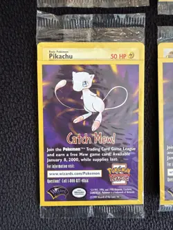 Pokemon The First Movie DRAGONITE MEWTWO ELECTABUZZ PIKACHU WB Promo 1999 Sealed - Image 4