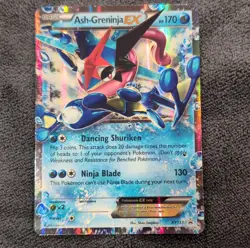 Pokemon Ash-Greninja EX XY133 Promo Holo Basic Card HP170 Water Type English - Image 1