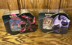 Pokemon TCG Crown Zenith Galarian Birds Tins Moltres/Articuno SEALED - Image 1