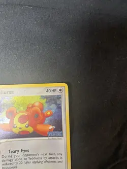 Pokemon Teddiursa 77/115 EX Unseen Forces Regular Common Basic 40HP 2005 Card - Image 4