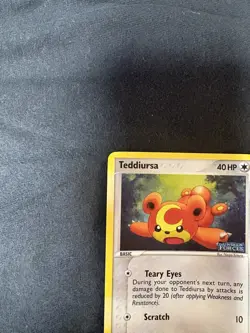Pokemon Teddiursa 77/115 EX Unseen Forces Regular Common Basic 40HP 2005 Card - Image 5