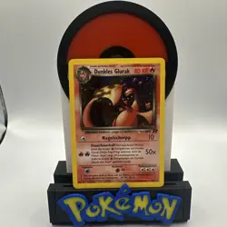 German Pokemon Card Dark Charizard (Dunkles Glurak) Team Rocket Holo 4/82 LP+ - Image 1