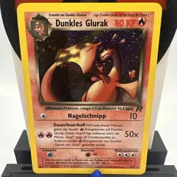 German Pokemon Card Dark Charizard (Dunkles Glurak) Team Rocket Holo 4/82 LP+ - Image 2